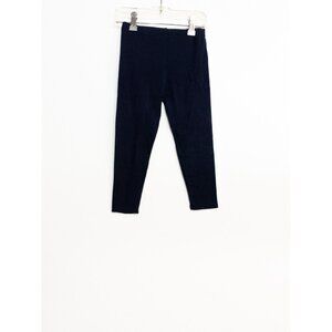 My Way Unisex Kids Navy Blue Leggings Solid Pull On Skinny Drawstring Knit 4